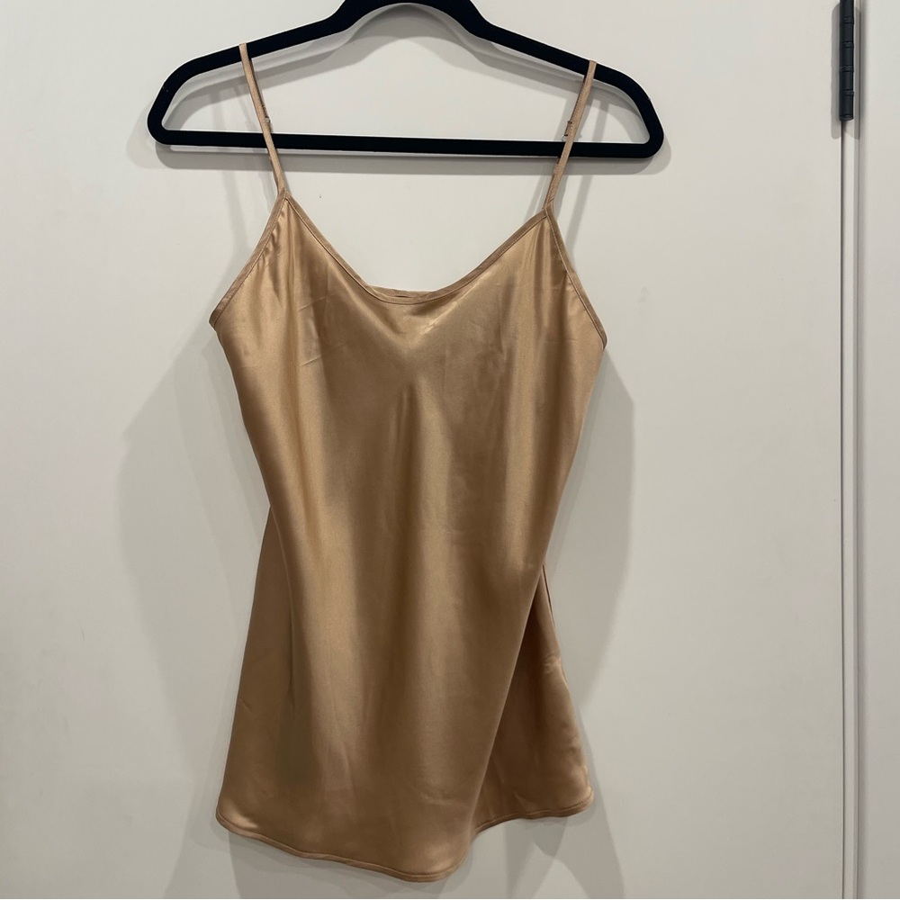 Intimissimi Gold Fitted Camisole Top